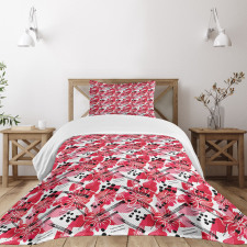 Flower of Hawaiian Jungles Bedspread Set