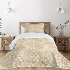 Cocoa Beans Plain Backdrop Bedspread Set