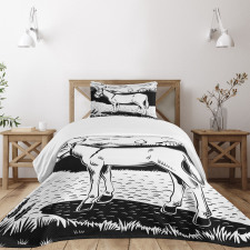 Farmland Village and Animal Bedspread Set