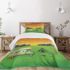 National Park Landscape Bedspread Set