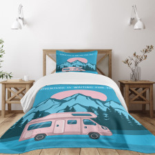 Road Trip with Caravan Pines Bedspread Set