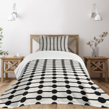 Minimalist Hearts Line Bedspread Set