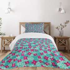 Spring Season Flourish Field Bedspread Set