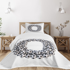 Round Oval Bedspread Set