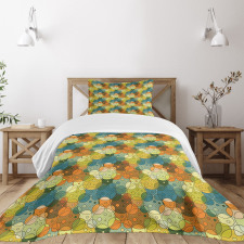 Abstract Circle Pattern Bedspread Set