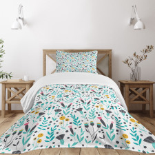 Spring Season Nature Art Bedspread Set