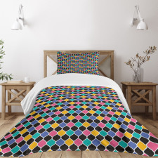 Interlinked Ogee Pattern Bedspread Set