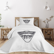 Camping and Hiking Bedspread Set