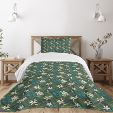 Hawaii Flora Exotic Petals Bedspread Set