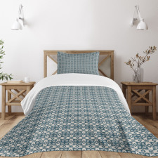 Old Motifs and Star Flowers Bedspread Set