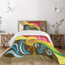 Colorful Abstract Ethnic Bedspread Set