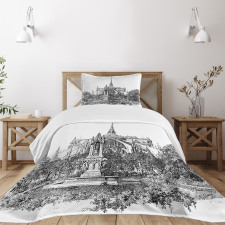 Historic French Landmark Bedspread Set