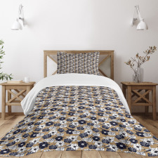 Blooming Flowers Feminine Bedspread Set