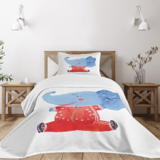 Animal Artwork Bedspread Set