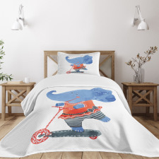 Animal Scooter Bedspread Set