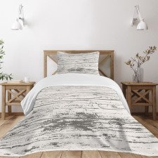 Abstract Grunge Stains Art Bedspread Set