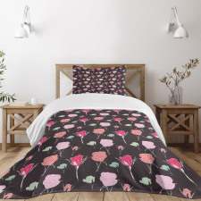 Romantic Valentine's Rose Bedspread Set