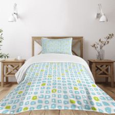 Brush Marks Memphis Style Bedspread Set