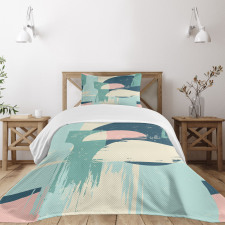 Modern Style Abstraction Bedspread Set