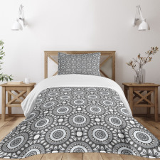 Medieval Effects Circles Bedspread Set