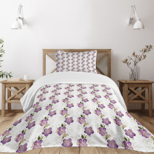 Nature Flower Heart Romance Bedspread Set