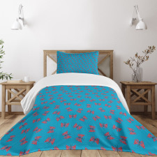 Abstract Spring Bedspread Set