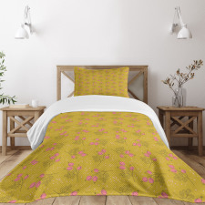 Leaves Ornamental Autumn Bedspread Set