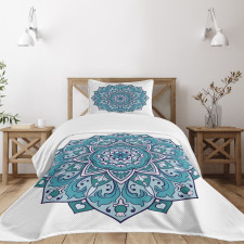 Curly Eastern Flower Bedspread Set