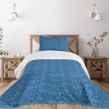 Curvy Hippie Scales Bedspread Set