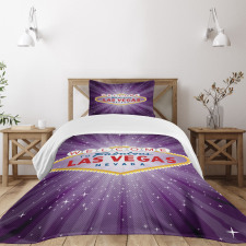 Sign Starburst Stripes Bedspread Set