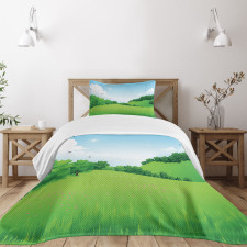 Forest Hills with Scenic View Bedspread Set