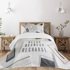 Relax Refresh and Recharge Bedspread Set