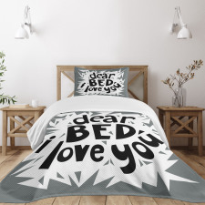World Sleep Day Concept Bedspread Set