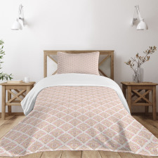 Polka Dotted Background Bedspread Set