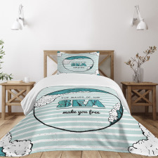 Sea Make You Free Bedspread Set