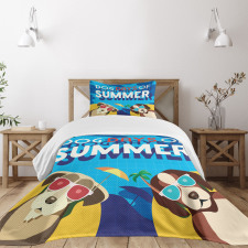 Dogs Days of Summer Bedspread Set