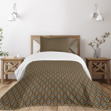 Rhombuses Stained Glass Bedspread Set