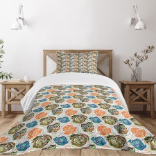 Paisley Inspired Mandala Bedspread Set