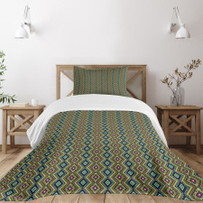 Mexican Vibrant Art Bedspread Set