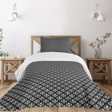 Abstract Flora Culture Bedspread Set