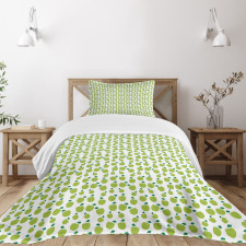 Ornamental Fresh Food Design Bedspread Set