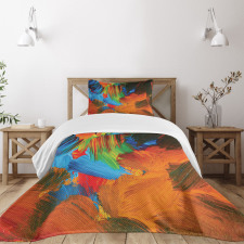 Watercolor Brush Strokes Bedspread Set