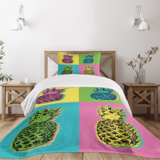 Colorful Summer Pop Art Bedspread Set