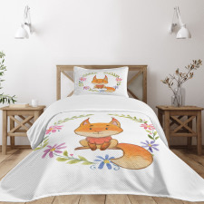 Forest Friend Floral Bedspread Set