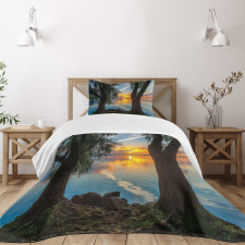 Sunrise over the Lake Bedspread Set