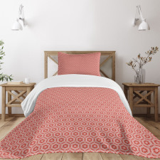 Hexagons and Stars Design Bedspread Set