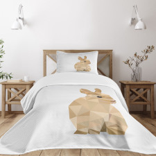 Chinese Zodiac Animal Art Bedspread Set