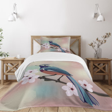 Sparrow Perching Bedspread Set