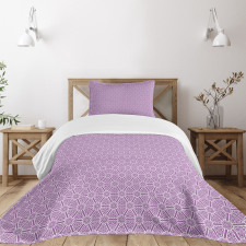 Triangular Hexagonal Art Bedspread Set