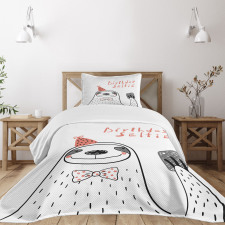 Self Portrait Smile Bedspread Set